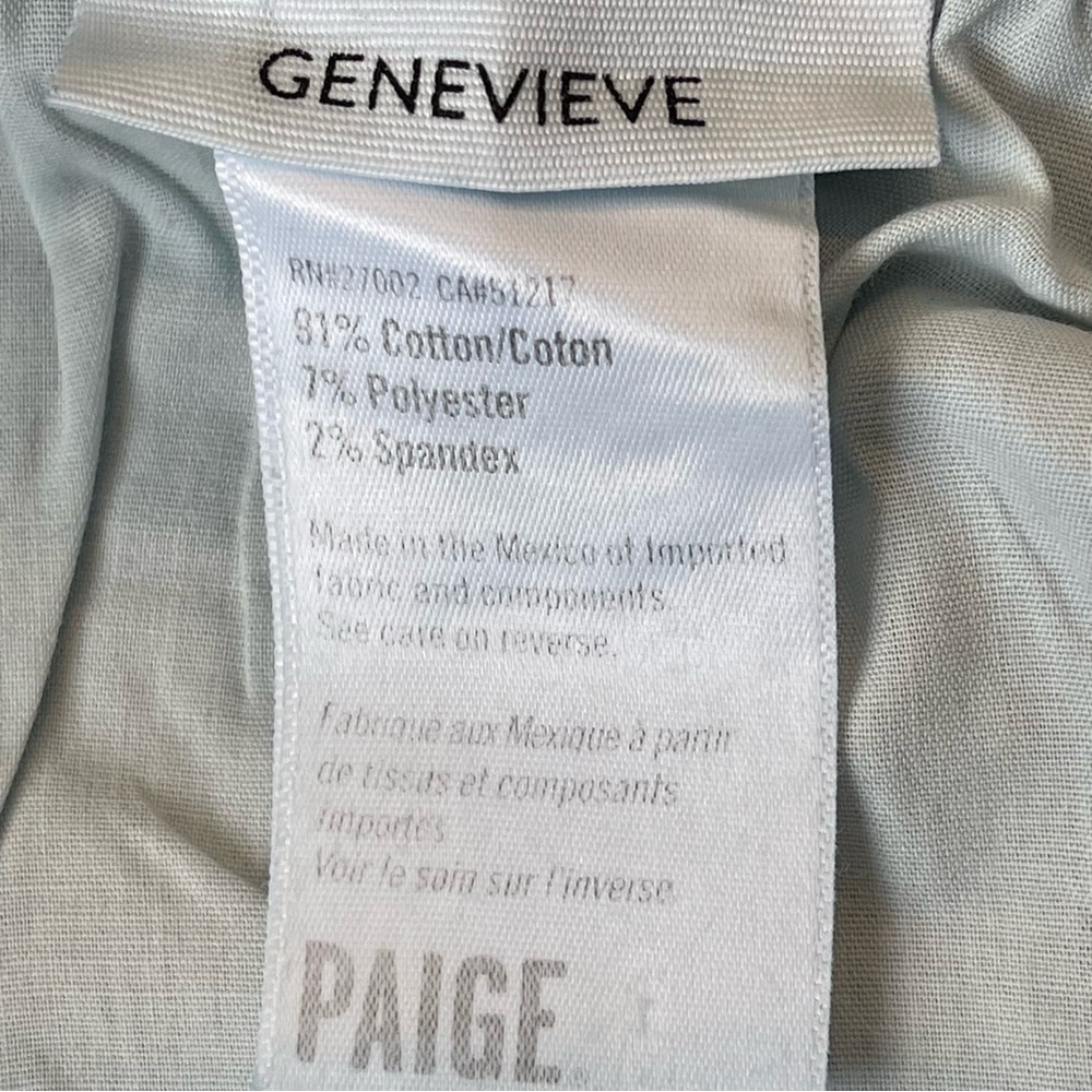 Paige Genevieve Modern High Rise Flare Jeans Size 34 Perspective - Picture 11 of 14